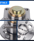 Close-up of Rear Wheel Bearing And Hub Assembly Set Of 2 For 5 Lug GM Vehicles Compatible With Impala, Monte Carlo, and more