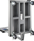 Heavy Duty Mobile Bench Scale NTEP Certified With LED Display 1000 Lb Load By.2 Lb Accuracy Workhorse showing sturdy steel frame with wheels.