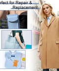 Dead Simple Hidden Magnetic Snaps For Clothing And Purses Measuring One Point Five By One Inch Transparent PVC Edges used on bags and clothing.