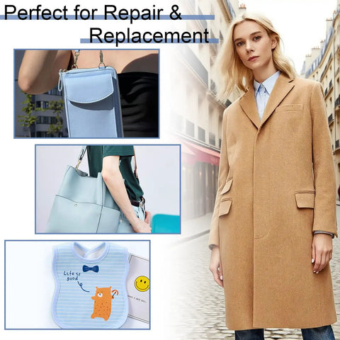 Dead Simple Hidden Magnetic Snaps For Clothing And Purses Measuring One Point Five By One Inch Transparent PVC Edges used on bags and clothing.