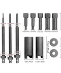 Sick 12 Piece Blind Hole Bearing Puller Kit With Deep Reach Grip For Smooth Extraction For Mechanics Who Grind Hard Reducing Labor Hassle Totally Badass Set Handling Tough Industrial Jobs Uniform Force Saves Time On Repairs No Cap Works In Shop Spot, steel tools