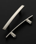 30 Pack Curved Cabinet Pulls With 3 Inch Center Hole Brushed Nickel Zinc Alloy Durable Handles