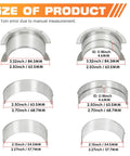 Dimensions of Beefed-Up Main And Rod Bearings Kit For Chevy GM 1968-2002 SBC V8 Engines Drop-In OE-Quality Replacement