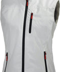 Ladies Sailing Vest That Keeps You Dry in Gusty Winds and Breathable Comfort Waterproof and Windproof Crew Vest 001 White Medium