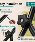 Premium Handle Knob And Screw Bolt Washer Replacement Kit 2 Pack For Toro Lawn Tractors, Direct OEM Fitment Compatible With Models 38583 Through 38515 To Keep Your Mower Rockin Smooth.