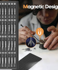 Magnetic 96 In 1 Screwdriver Set With Aluminum Case Boss Electronics Repair Kit for PC and Game Console use