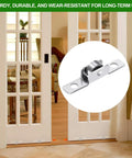 Top Shelf Heavy Duty 3/8 Inch Sliding Window Rollers 12 Pack Metal Wheels Universal Track Fix For Doors And Cabinets No Fuss DIY Replacement Parts Rock Solid Performance Built To Last, showcasing a metal roller for sliding doors.
