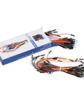 130 Pcs Solderless Flexible Breadboard Jumper Wires, Male to Male, Color-Coded, Durable Copper-Clad Steel Conductors, Multiple Lengths