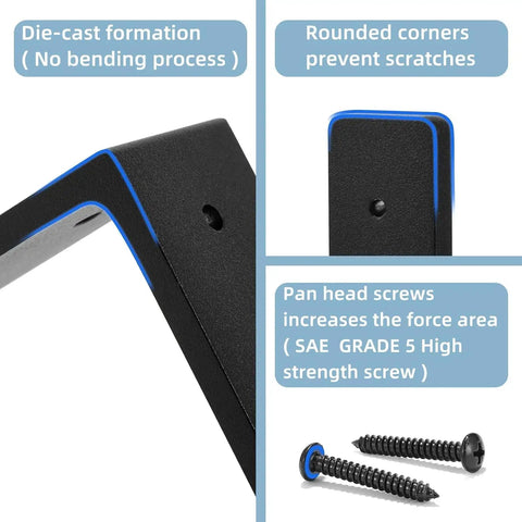 Heavy Duty 6 By 4 Inch L Shaped Shelf Bracket Set Pack Of 4 Metal Corner Braces showing die-cast formation and pan head screws