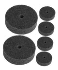 Super Cool Nylon Polishing Wheel Buffing Disc Kit With 10mm Hole That Hooks Right Onto Your Grinder for metal polishing.