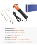 Magnetic Induction Heater Kit, 1000W 110V Portable Handheld Tool, with 10 induction coils and case for auto repairs