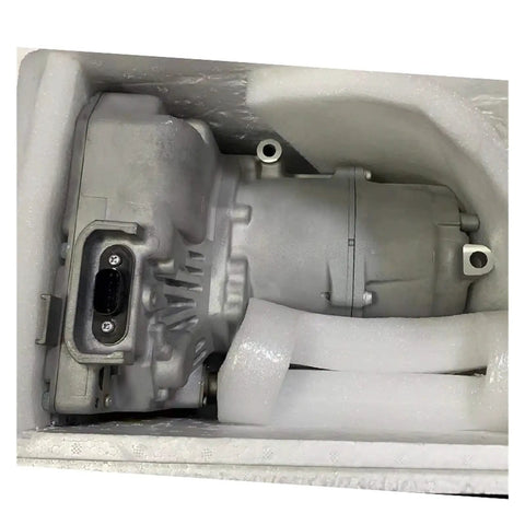 Ride Ready Car Ac Electric Hybrid Compressor Compatible With Mercedes Benz S Class W221 S400 Cooling System Replacement Part A0032305311 view inside packaging.