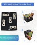 Adjustable Potential Relay With 30A At 110 To 270 VAC For 3 And 5 Terminal Systems 5 HP Motor Rating Normally Closed Contacts