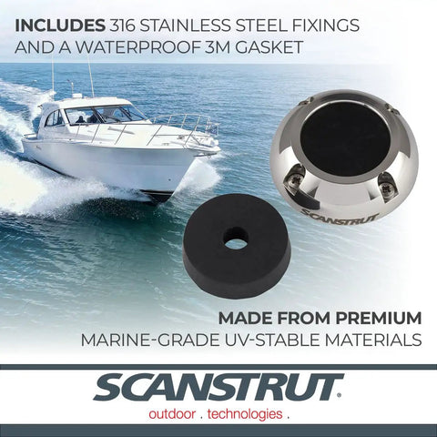 Heavy Duty Marine Cable Seal For Connectors Up To 40mm IP68 Waterproof Grommet with boat, stainless steel seal, and gasket