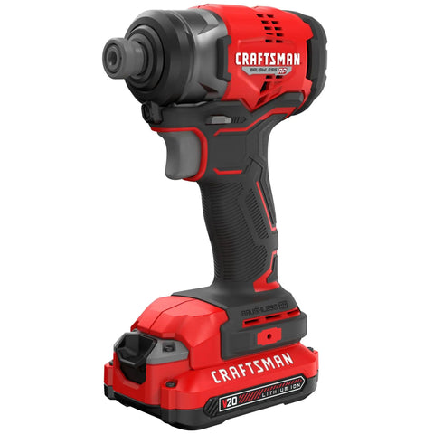 Brushless Cordless Impact Driver With One Quarter Inch Chuck Battery And Charger Included Delivers Up To 1500 In Lbs Torque 30