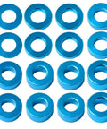 24 Piece M3 Aluminum Shock Tower Mount Washer Kit CNC Machined Flat Spacers Upgrade Part For Tamiya TT-01 TT-02 XV-01 XV-02 RC Cars And Buggy Models Beef Up Suspension And Fine Tune Handling