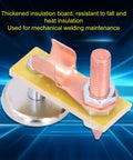 Heavy Duty Magnetic Welding Support With Super Strong Suction And Copper Tail Grounding Tool for mechanical welding maintenance.