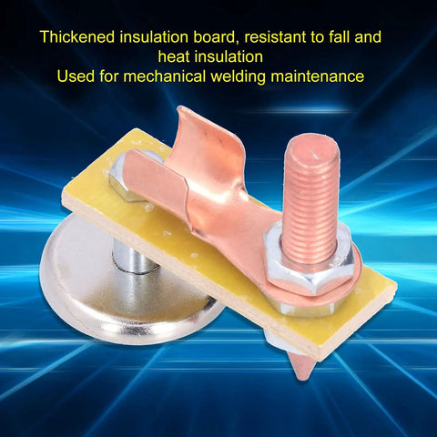 Heavy Duty Magnetic Welding Support With Super Strong Suction And Copper Tail Grounding Tool for mechanical welding maintenance.