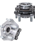 Four Wheel Hub Bearing Assembly Set For 2013-2019 Nissan Sentra Front And Rear Hubs With 5 Lugs Includes 2 Front Bearings And 2 Rear Bearings