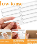 Straight Up Clear Cabinet Door Bumpers With Self Adhesive Silicone Rubber Furniture Pads For Fridge And Appliances Dead Nuts Quiet Glide Scratch Resistant Pad Set for installation steps.