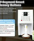 Three Point Five Liter Digital Powder Dispenser With Smart Panel And Auto Dispense 17 Memory Buttons for precise dosing