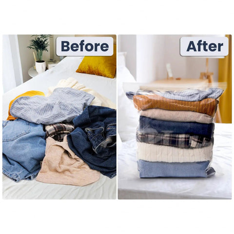 Beefy Storage Solutions Featuring Eighty Count Extra Large Reclosable Plastic Bags Measuring 16 X 18 Inches With Crisp Clear Air Tight Zip Lock Seal For Food Clothes And Travel Gear