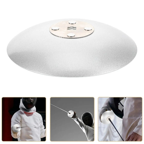 Fencing Accessories Set With Foil Guard And Hand Pads for competition training, durable stainless steel gear for practice.