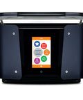 Front view of Pro Grade Infuser Chamber Vacuum Sealer For Flavor Infusion And Marination, Compact Black Unit with digital display.