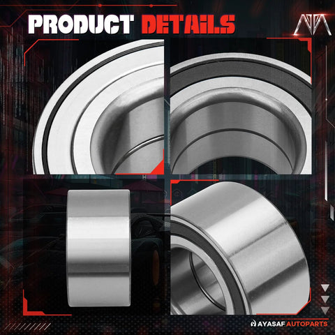 Beefed Up Front Wheel Bearing Hub Assembly Fits Porsche Cayenne XJ Range Rover Evoque Velar Sport Discovery Touareg And More Exact Fit Replacement For SUVs And Crossovers Built To Last, close-up view of metal components