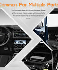 170 Piece Car U Clip And Screw Kit With 10 Sizes For Dash Panels Door Trim Bumpers And Interiors Pro Grade Heavy Duty Automotive U Nut Clip Set By OTUAYAUTO Heat Treated Steel; image showing interior and engine parts.