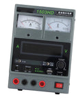 Heavy Duty Variable DC Power Supply 15V 3A Regulated Stabilized With Dual Display And USB Charging Port US Plug Ideal For Electronics Repair And Prototyping Fast Protection Against Short Circuit And Overcurrent With Automatic Recovery front view