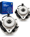 Pair Front Wheel Bearing And Hub Assembly For Ford Explorer Ranger Sport Trac Mercury Mountaineer With 5 Lugs And ABS Fits 1995 Through 2009 Models Beefed Up Replacement For Long Life.