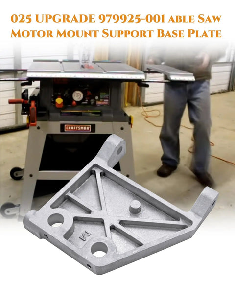 Heavy Duty Table Saw Motor Mount And Base Support Upgrade For 10 Inch Saws Fits 113 315 Series Replaces 979925001 TH1012 158543C Aluminum Reinforced Industrial Grade.