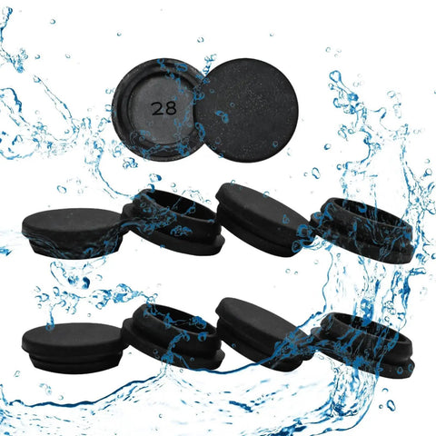 Thickened Silicone Plug Set For Round Holes Waterproof Grommets Tear Seal Stoppers For Furniture Auto And Industrial Use 10 Pieces