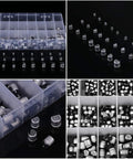 Complete Electrolytic Capacitors Assortment Kit With 400 Pieces From 1uF To 1000uF, 24V Aluminum SMD Bypass Caps shown in storage box