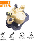 Beefy Universal Brake Caliper Kit For 50cc To 250cc ATVs Go Karts Quads And Dune Buggies, Easy Bolt On Replacement, product features shown