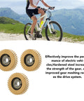 Electric Scooter Copper Motor Gear Set 38mm 3 Pack Lightweight Replacement Gears for Commuters and DIY Repair Projects