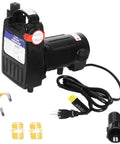 Beefy Heavy Duty Transfer Pump 115V 1/2 HP Delivers 1500 GPH High Pressure Water Transfer With Suction Strainer and Brass Connectors