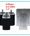 Slick Cnc Motion Control Upgrade Kit Featuring 4.5A Nema Stepper Motor Paired With Ec3522 Three Phase Driver And Ball Screw Assembly Hella Smooth Performance Built To Handle Heavy Duty Work Daily showing three-phase stepper motors and EC3522 driver.