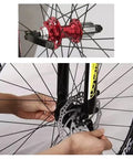 4 Piece Aluminum Bike Axle Quick Release Skewers Set For Front And Rear Wheels, MTB Quick Release Rods installation