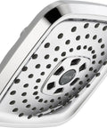 Three Setting Showerhead With Pause, Full Body Spray And H2Okinetic Technology, Chrome Finish, Touch Clean Nozzles Close-up