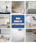 Wide range of applications for Porcelain Repair Kit With Two 50g Tubes, Waterproof Fiberglass Tile And Tub Repair Kit on various surfaces.