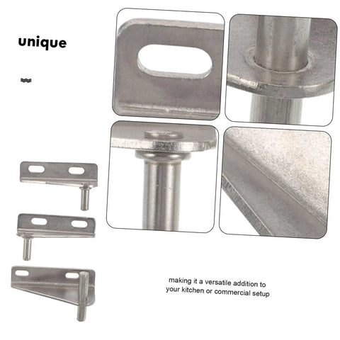 Solid As A Rock Stainless Steel Freezer Hinge Replacement Kit Engineered For Fridge Door Fixes With Hassle Free Snap In Assembly And Tough Build Quality That Powers Through Daily Kitchen Wear Without Skipping A Beat