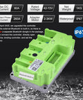 Beefy 72V 3000W Electric DC Motor Kit With 48V-72V Brushless Controller And Half Twist Throttle For Go Karts Programmable Controller With Temperature Sensing And Waterproof Cables shown in waterproof IP67 container