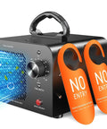 Beast High Capacity Ozone Machine Odor Remover For Home Car Office And Industrial Use, portable black unit on display