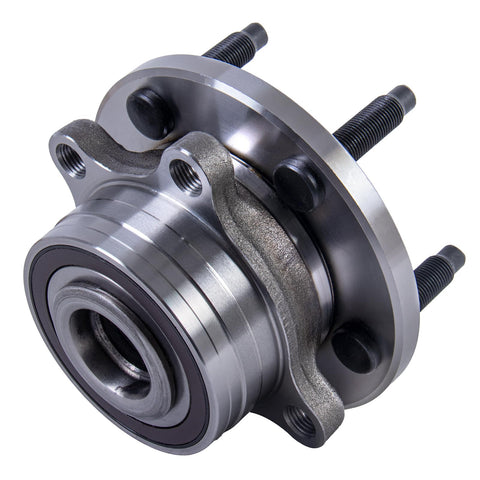Close-up of Two Pack Front And Rear Wheel Hub Bearing Assembly 5 Lug Non ABS Compatible For 2011 2018 Ford Explorer And 2013 2018 Police Interceptor Utility OE Replacement 512460 HA590446 BR930809