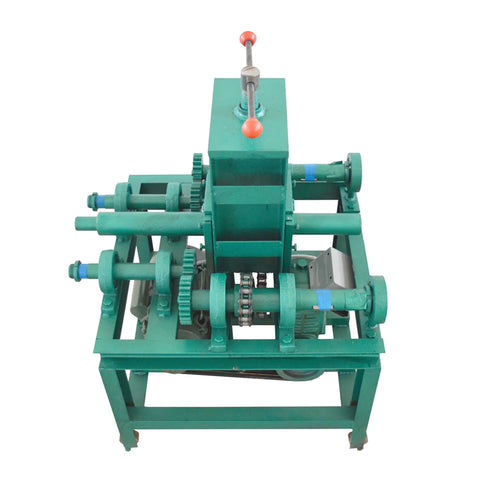 Heavy Duty Electric Pipe Bender With 15 Round And 9 Square Dies Beast Mode Tube Roller Machine, top view showing gears and motor.