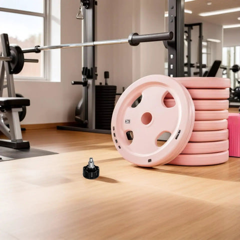 Upgrade Your Ride With These Killer Pull Pin Spring Knobs For Exercise Bikes And Cycling Machines featuring a black pull pin on gym floor.