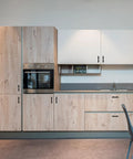 Modern kitchen with 30 Pack 5 Inch Matte Black Cabinet Pulls With Round Base For Kitchen Cabinets And Drawer Fronts, sleek design