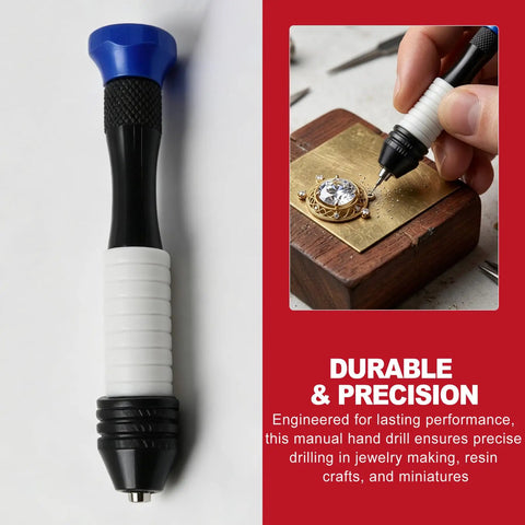 Dead On Precision Pin Vise Hand Drill Kit Featuring Ridiculously Sharp Micro Drill Bits And 1mm Mini Set for jewelry making and crafts.
